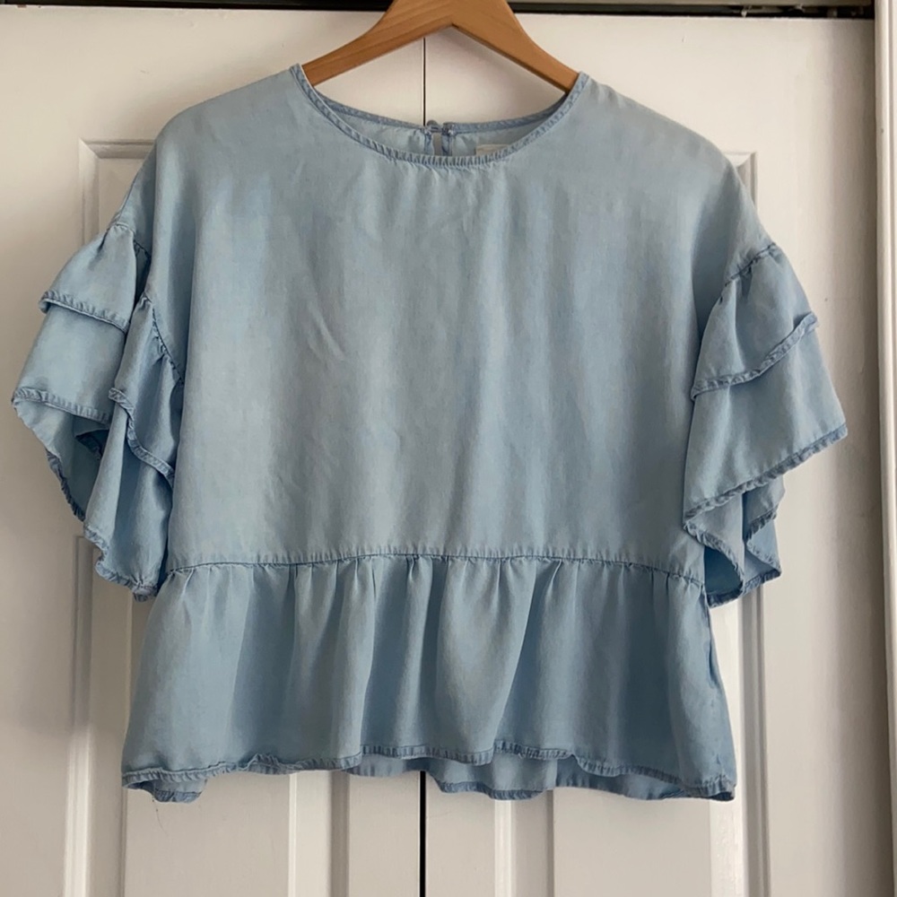 Chambray Top